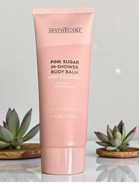 The Spathecary Pink Sugar In Shower Body Balm Collagen